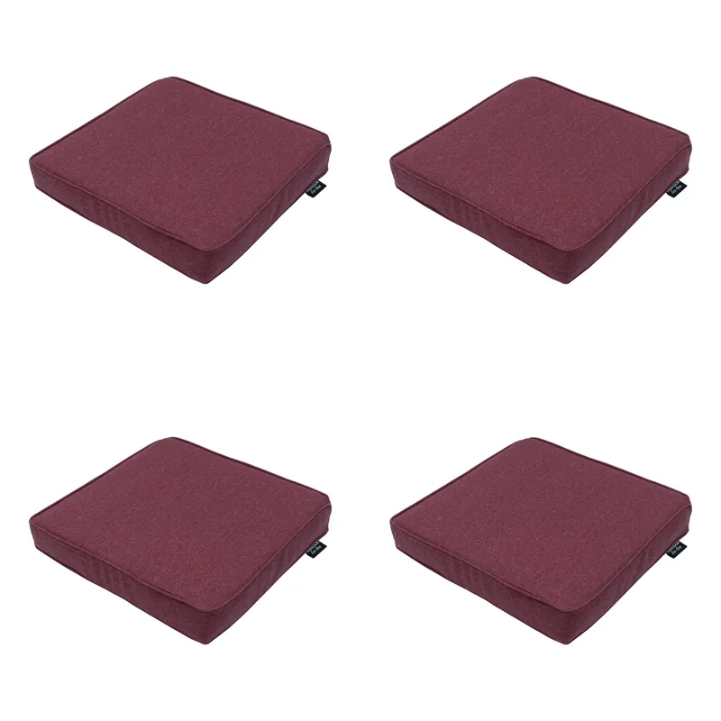 Ausverkauf Madison Bordeaux Canvas Eco+ Sitzkissen - 4er Set