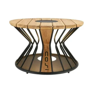 Cosi Fires Cosilumia Ø 70 cm beleuchteter Loungetisch - Teak Preisreduziert