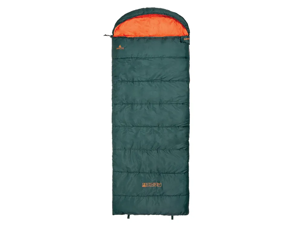 ACAMP Emery 220 x 85 cm Schlafsack mit Kapuze - Dark Green Bestseller