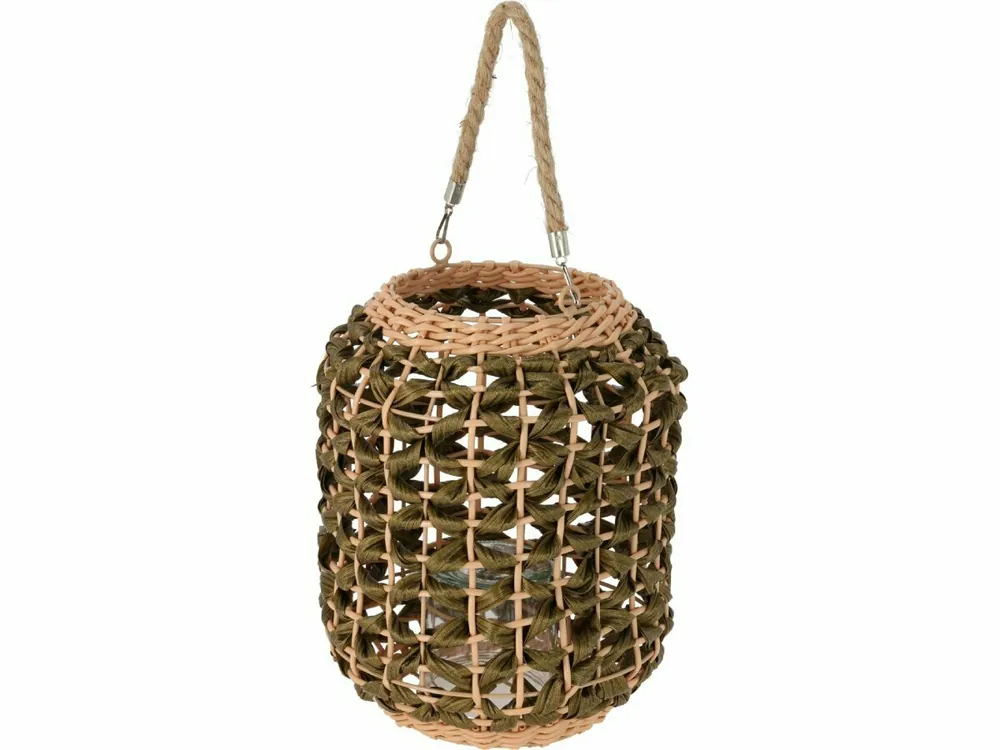 Kracherpreis H & S Decoration Ø 21 x 25 cm Laterne - Green Natural