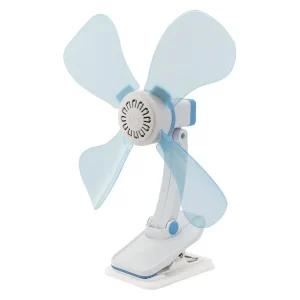 Sonderaktion Eurotrail 12V Tischventilator mit Klemmbefestigung - Light Blue