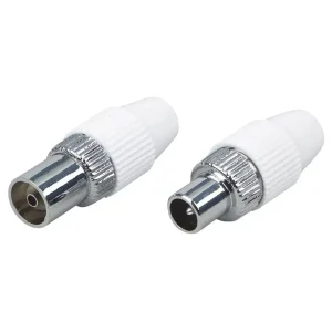 Markenprodukt Schwaiger IEC-Stecker-Set
