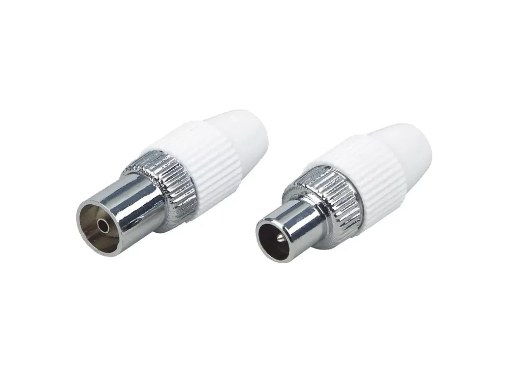 Markenprodukt Schwaiger IEC-Stecker-Set