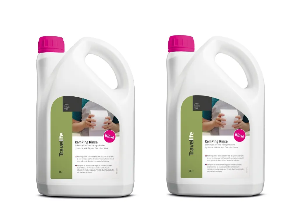 Sonderangebot Travellife KemPing Rinse 2 Liter Toilettenflüssigkeit - 2er-Set