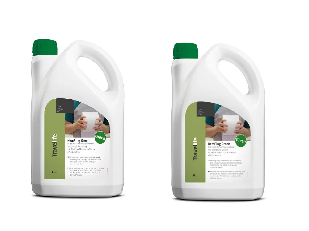 Travellife KemPing Green 2 Liter Toilettenflüssigkeit - 2er-Set Preisreduziert