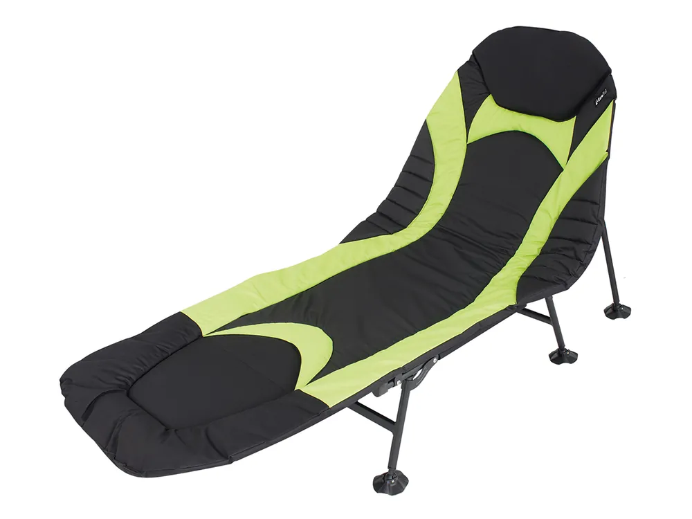 Meistverkauft Eurotrail Queen Kampeerbett - Black/Lime