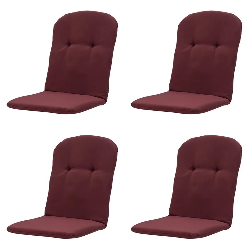 Madison Panama Bordeaux Schalensitzkissen - 4er Set Neue Ware