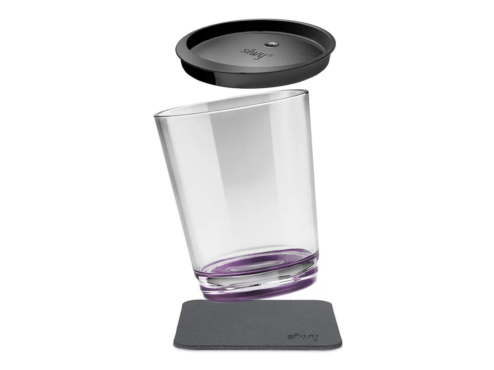 Expressversand Silwy Triple Magnet-Trinkbecher - Berry