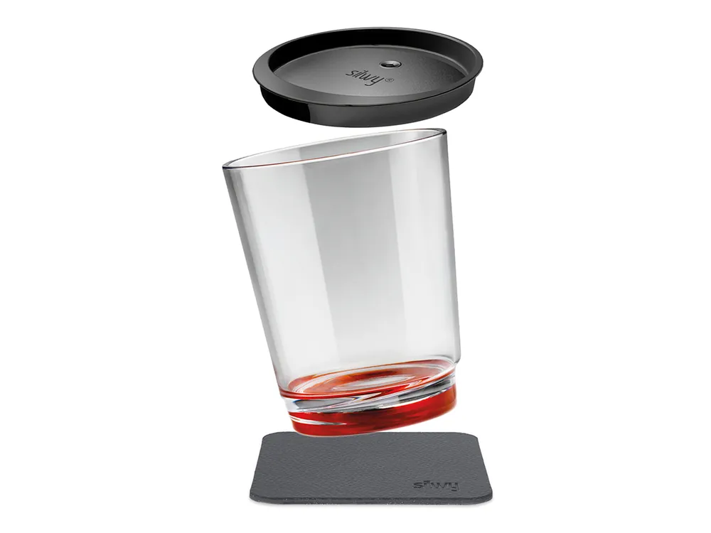 Silwy Triple Magnet-Trinkbecher - Red Highlight