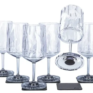 Top-Seller Silwy Wein 300 ml Magnet-Kunststoffgläser - 6 Stück
