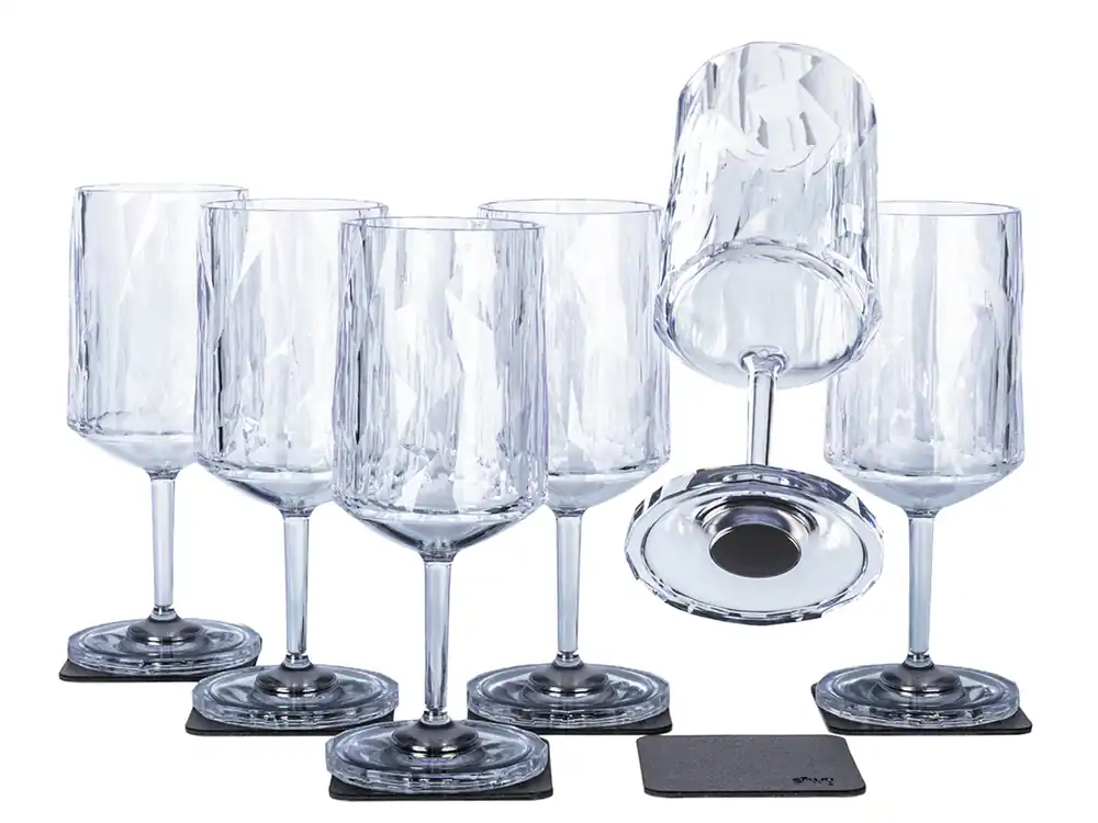 Top-Seller Silwy Wein 300 ml Magnet-Kunststoffgläser - 6 Stück
