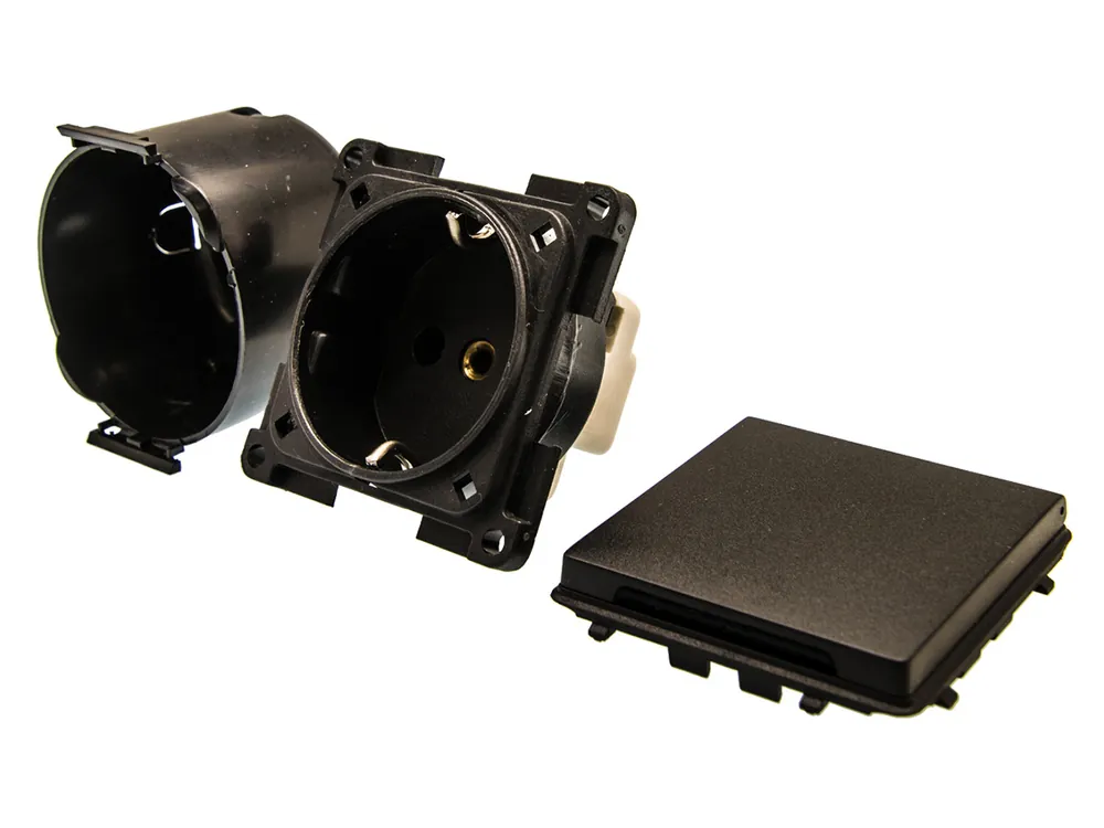 BBA 230 Volt Schuko-Steckdose - Black Garantierte Lieferung