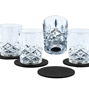 Beliebt Silwy Set von 4 Magnet-Kristallgläser