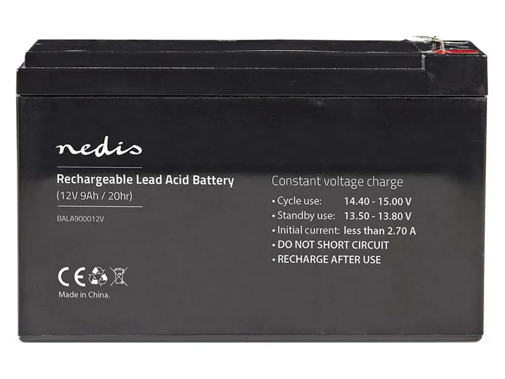 Nedis BALA900012V Wiederaufladbare Blei-Säure-Batterie - 9000 mAh Ausverkauf