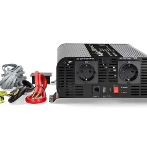 Kracherpreis Nedis PIP200012FBK reine Sinus-Wellen Power Inverter