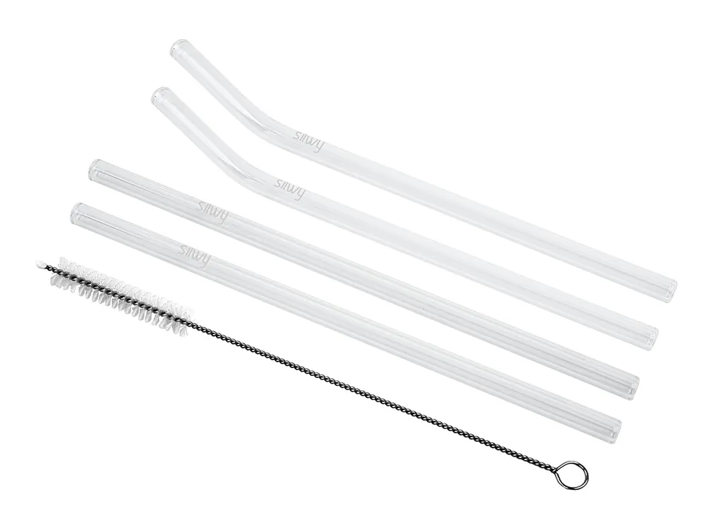 Silwy Trinkhalm-Set Neu