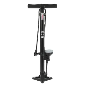 Echt R2B Fahrradpumpe mit Manometer – Doppelventilkopf