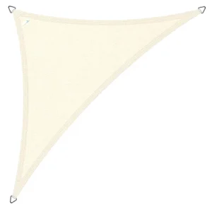 Beliebt Buitenkado 5 x 6 x 6 hdpe sonnensegel - cream white
