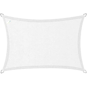 Super-Preis Buitenkado 3 x 4.5 hdpe sonnensegel - polar white