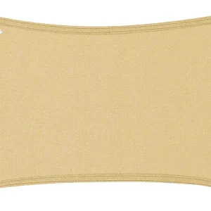 Buitenkado 4 x 5.5 hdpe sonnensegel - sand beige Kracherpreis