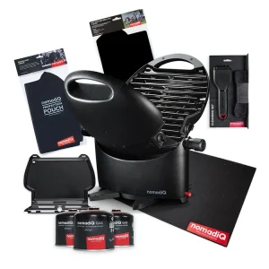 NomadiQ BOATING tragbares Grill-Set - Black Direktkauf