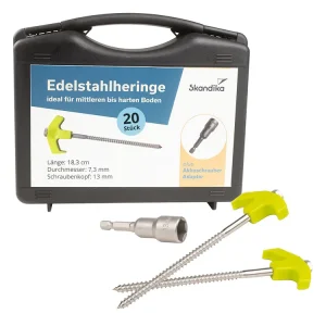 Solange Der Vorrat Reicht Skandika 20er Set Schraubheringe - Edelstahl