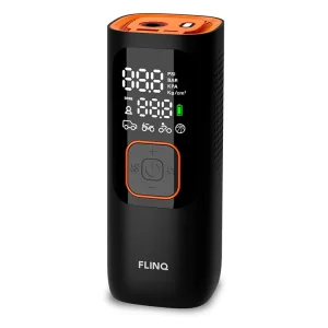 FlinQ Tragbarer Luftkompressor - Black/Orange Angebot