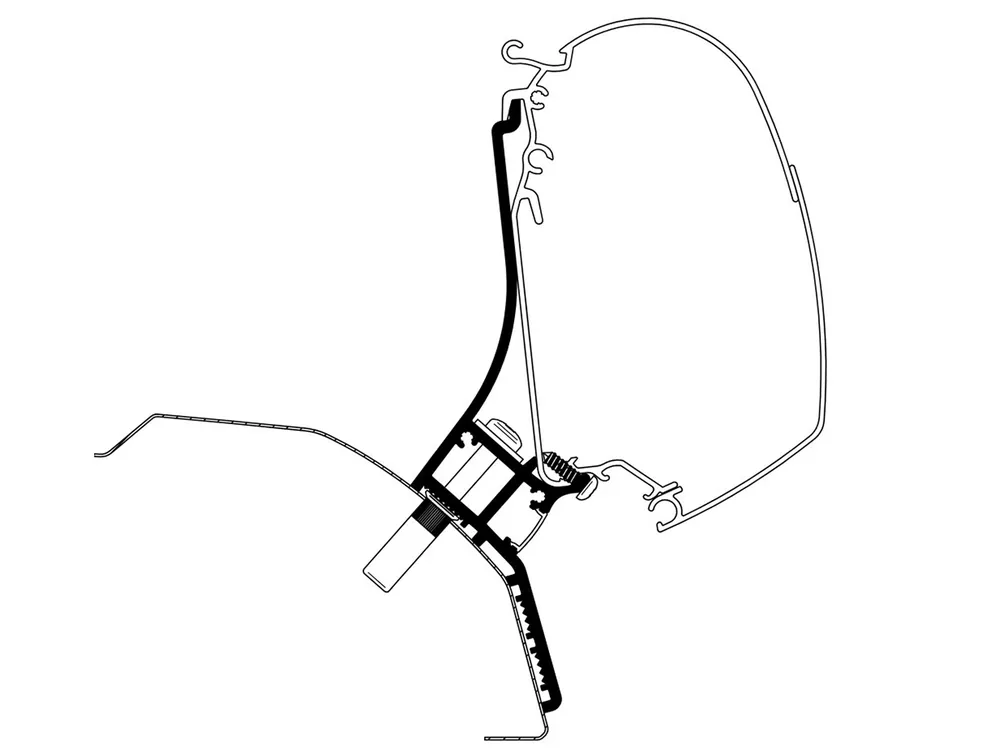 Top-Seller Thule Omnistor Ducato H2 Lift Roof LED 3,00m Adapter