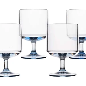 Gimex Colour Line Sky 285 ml Weinglas - Set von 4 Schnäppchen
