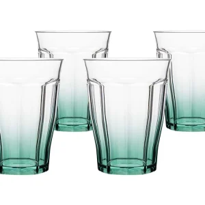 Gimex Colour Line Green 400 ml Wasserglas - Set von 4 Günstig