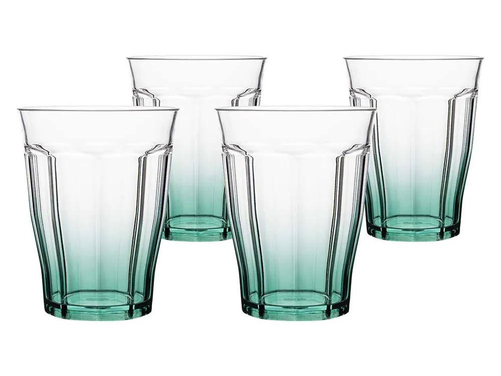 Gimex Colour Line Green 400 ml Wasserglas - Set von 4 Günstig