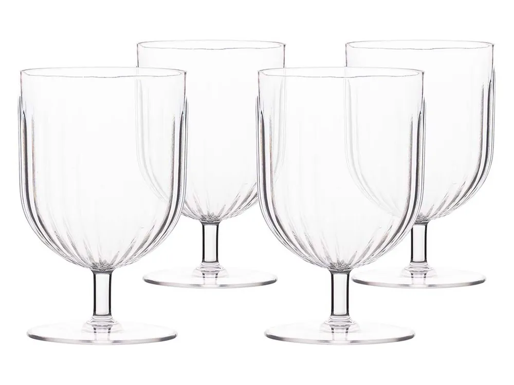 Rabatt Bo-Camp Brim 290 ml Weinglas - Set von 4