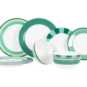 Gimex Colour Line Green 12-Teiligeses Geschirrset Markenprodukt