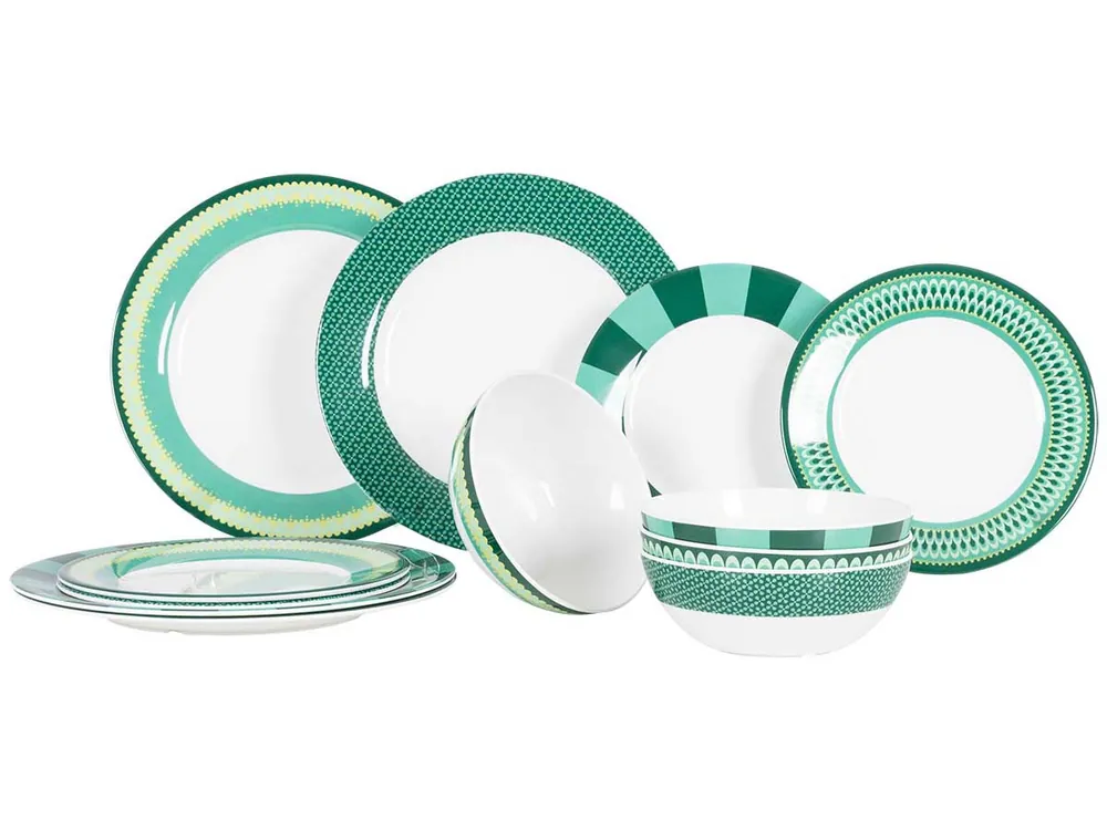 Gimex Colour Line Green 12-Teiligeses Geschirrset Markenprodukt