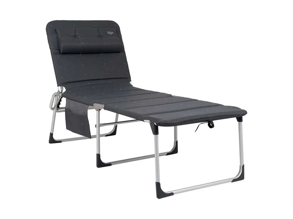 Aktuell Crespo AL/363 Deluxe Liegestuhl - Dark Grey