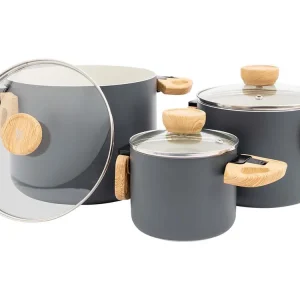 Bo-Camp Barbican 3-Teilig Aluminium Topfset Sichere Zahlung