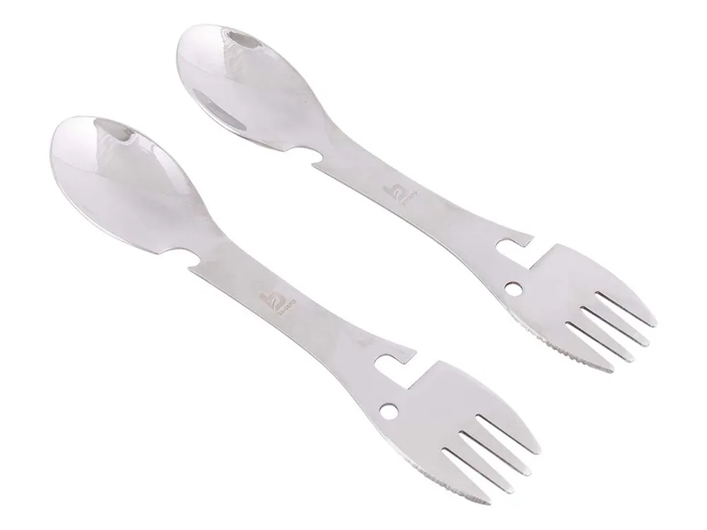 Bestpreis Bo-Camp Edelstahl Spork - Set von 2