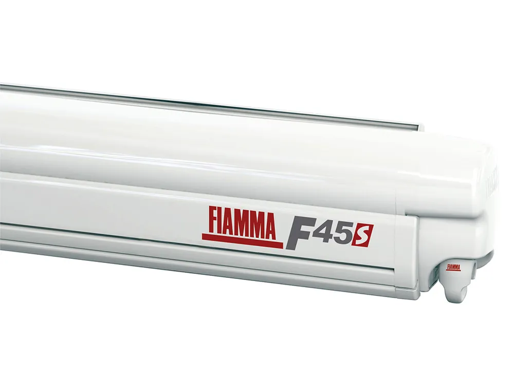 Fiamma F45s Polar White 190 Royal Blue Kassettenmarkise Bestpreis