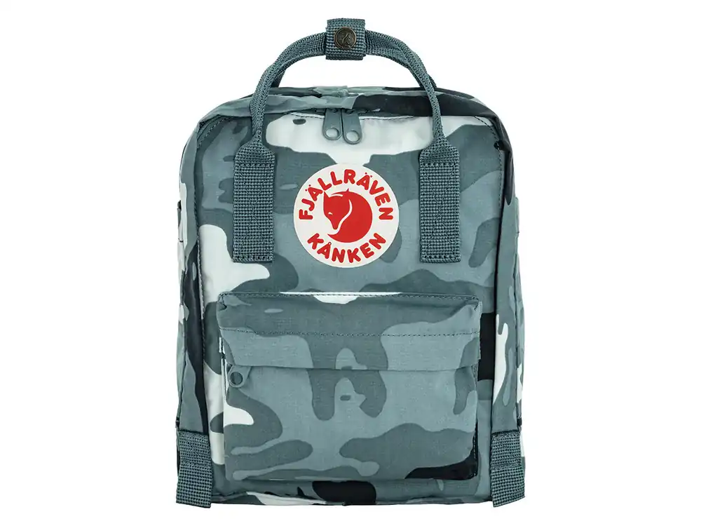 Bestpreis Fjällräven Kånken Graphics Mini Rucksack- Nimbus Blue/Hidden Animals