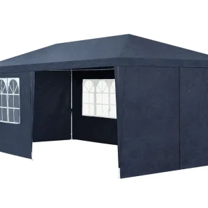 Juskys 3 x 6 Meter Partyzelt mit Seitenwänden - Blue Sichere Zahlung