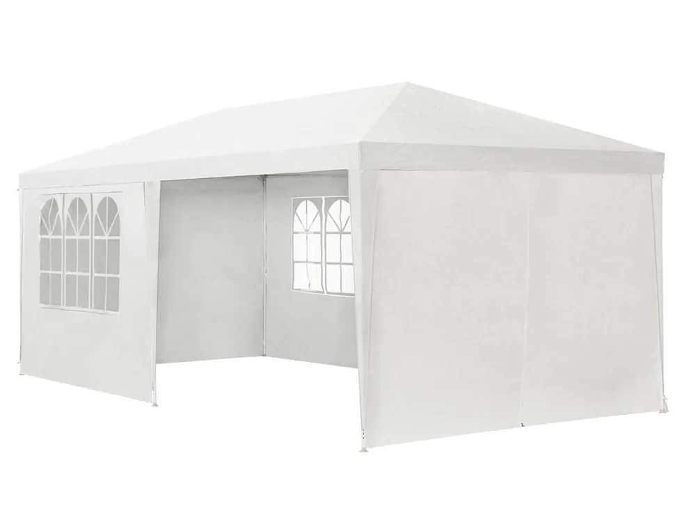 Juskys 3 x 6 Meter Partyzelt mit Seitenwänden - White Must-Have