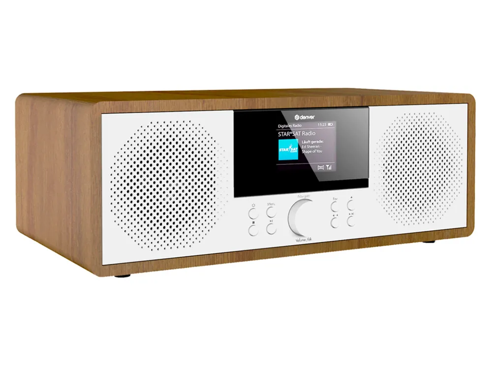 Denver MIR270 DAB Internet FM Radio - Darkwood Bestpreis
