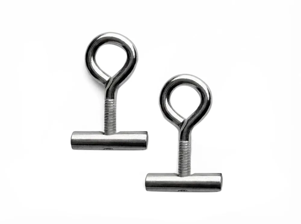 Super-Preis 040parts 5 mm Kederstopper mit Ösenschraube - Set von 2
