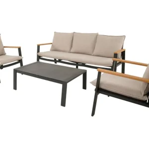 Lesli Living Norway Stuhl-Sofa-Loungeset Nur Für Kurze Zeit