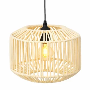 Lumineo Steady Wicker Hängelampe Echt