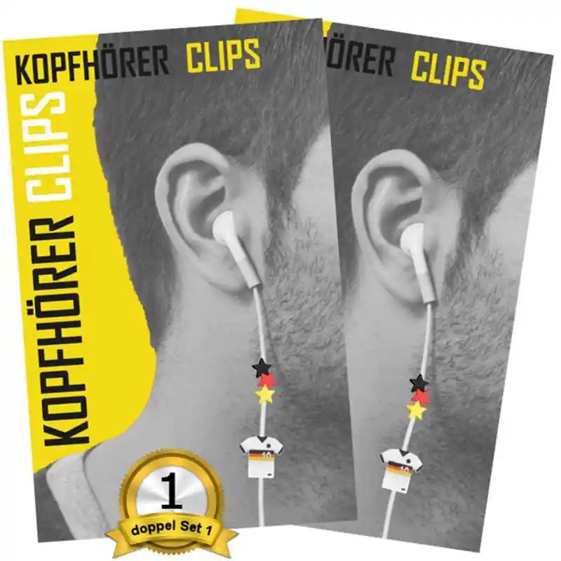 doppel Set Fan Clips Kopfhörer Schnäppchen
