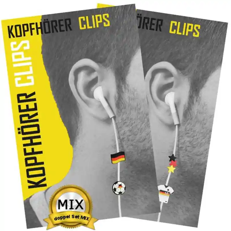 doppel Set Fan Clips Kopfhörer Mix Sichere Zahlung