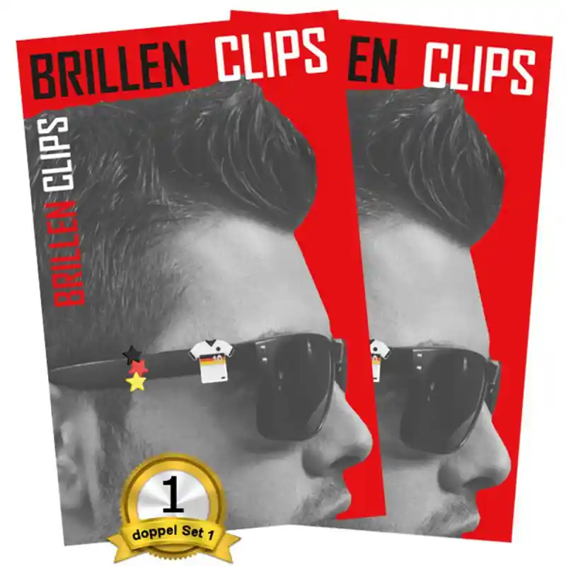 Letzte Chance doppel Set Fan Clips Brillen