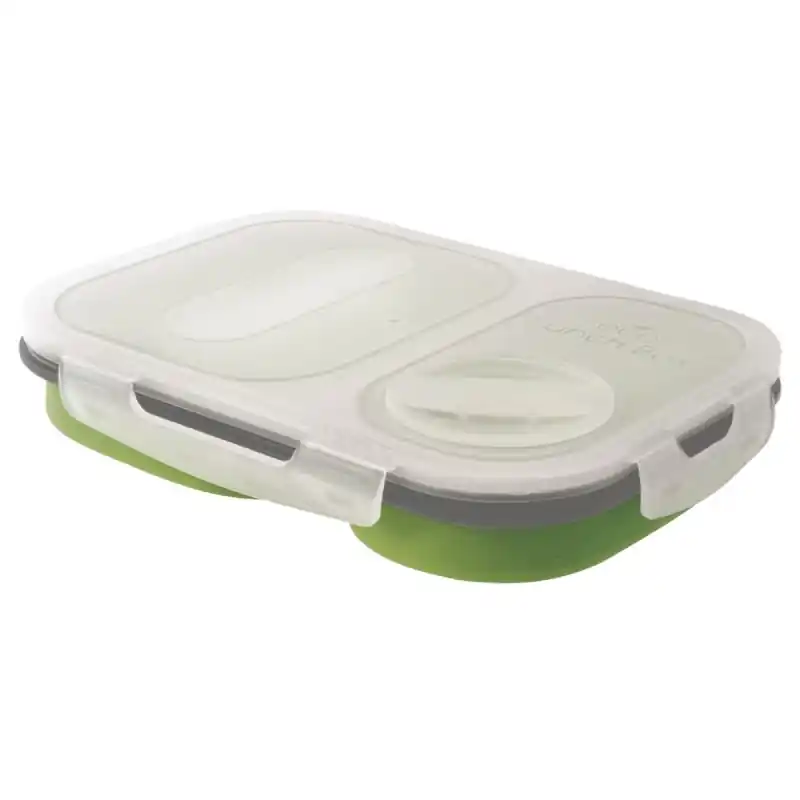 Euro Trail Lunchbox mit Löffel u. Gabel - M grün Versand Am Gleichen Tag