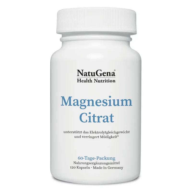 Neue Kollektion NatuGena Magnesium-Citrat